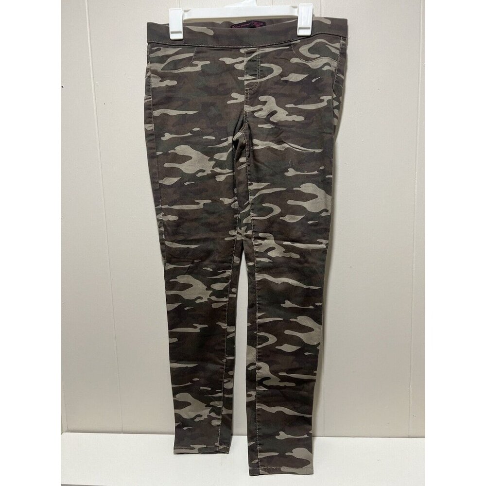 NoBo womens army woodland camo pull on skinny jegging size L (11, 12, 13)